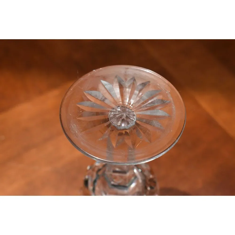 Waterford Lismore Claret Wine Glass Crystal Signed Ireland 5 7/8in Single